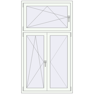 Buy Tilt-and-Turn 1000x1800 mm KORSA OPTIMUM REHAU EURO 70