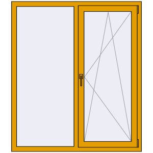 Cumpără Ferestre 1300x1500 mm ALU LIGHT A