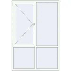 Cumpără Ferestre 1400x2050 mm ENERGY-SAVING REHAU SYNEGO MD