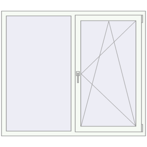 Cumpără Ferestre 1500x1300 mm REHAU BRILLANT DESIGN