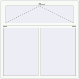 Cumpără Ferestre 1550x1550 mm BASE REHAU EURO 60