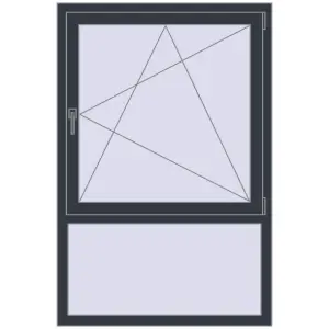 Buy Tilt-and-Turn 1000x1500 mm KORSA ENERGY-SAVING REHAU SYNEGO MD