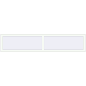 Buy Tilt-and-Turn 2090x435 mm KORSA OPTIMUM REHAU EURO 70 RAL 9016 Traffic white two-sided