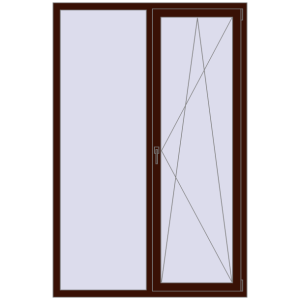 Cumpără Ferestre 1350x2050 mm BASE REHAU EURO 60