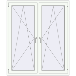Buy Tilt-and-Turn 1340x1560 mm KORSA OPTIMUM REHAU EURO 70
