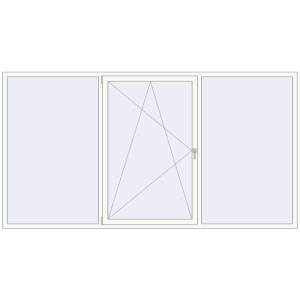 Buy Tilt-and-Turn 3200x1700 mm KORSA ENERGY-SAVING REHAU SYNEGO MD