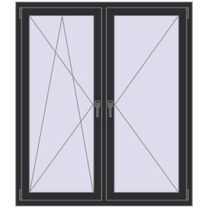 Buy Tilt-and-Turn 1300x1500 mm KORSA OPTIMUM REHAU EURO 70