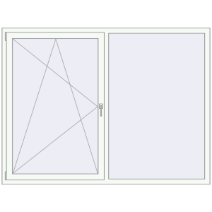 Buy Tilt-and-Turn 1950x1500 mm KORSA BRILLANT DESIGN