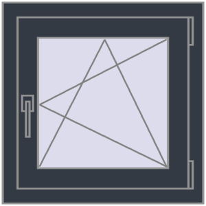 In den Warenkorb Kipp und Drehfenster 550x640 mm REHAU EURO70