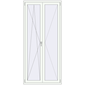 Buy Tilt-and-Turn 1000x2200 mm KORSA ENERGY-SAVING REHAU SYNEGO MD