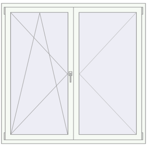 Buy Tilt-and-Turn 1580x1540 mm KORSA OPTIMUM REHAU EURO 70