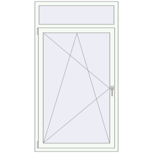 Buy Tilt-and-Turn 1000x1800 mm KORSA BRILLANT DESIGN