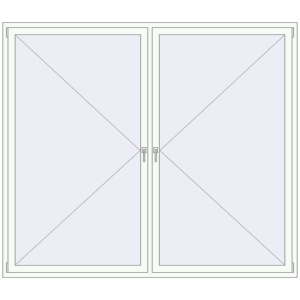 Buy Tilt-and-Turn 2400x2100 mm KORSA OPTIMUM REHAU EURO 70