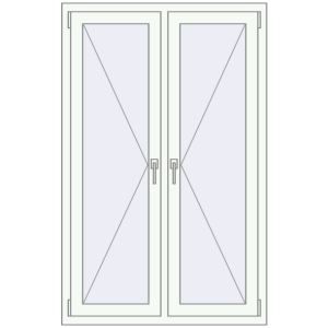 Buy Tilt-and-Turn 985x1545 mm KORSA OPTIMUM REHAU EURO 70