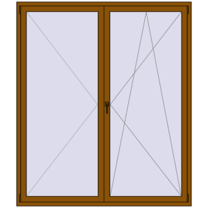 Buy Tilt-and-Turn 1800x2100 mm KORSA ENERGY-SAVING REHAU SYNEGO MD