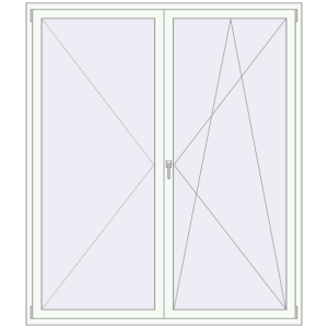 Buy Tilt-and-Turn 1800x2100 mm KORSA ENERGY-SAVING REHAU SYNEGO MD