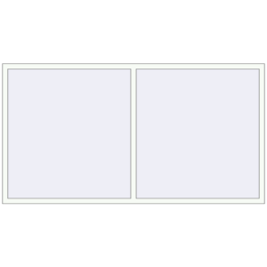 Buy Tilt-and-Turn 2500x1300 mm KORSA BRILLANT DESIGN