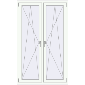 Buy Tilt-and-Turn 1100x1800 mm KORSA OPTIMUM REHAU EURO 70