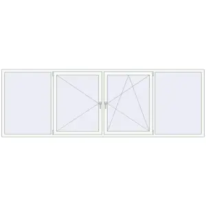 Cumpără Ferestre 3600x1200 mm BASE REHAU EURO 60