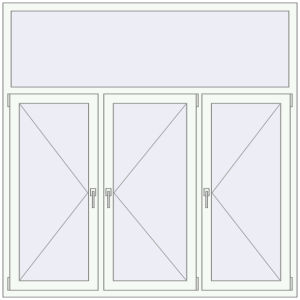Acheter Fenêtres 1800x1800 mm REHAU Euro-Design 60