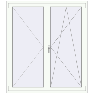 Buy Tilt-and-Turn 1400x1600 mm KORSA ENERGY-SAVING REHAU SYNEGO MD