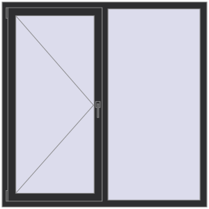 Cumpără Ferestre 1500x1500 mm BASE REHAU EURO 60