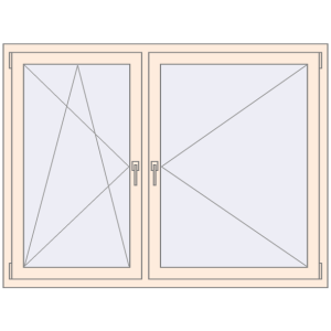 In den Warenkorb Kipp und Drehfenster 1600x1200 mm REHAU  BRILLANT