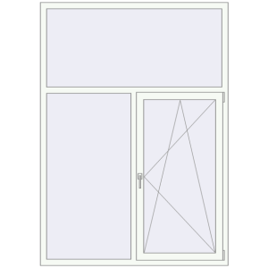 Buy Tilt-and-Turn 1500x2100 mm KORSA OPTIMUM REHAU EURO 70