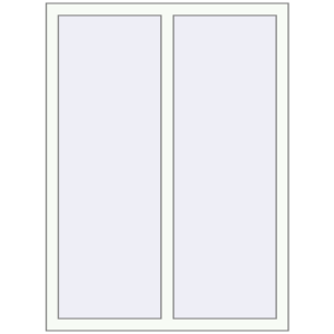 Buy Tilt-and-Turn 1000x1350 mm KORSA OPTIMUM REHAU EURO 70 RAL 9016 Traffic white two-sided