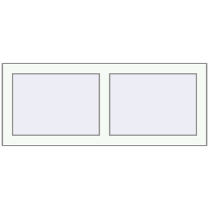 In den Warenkorb Kipp und Drehfenster 1000x400 mm REHAU  BRILLANT