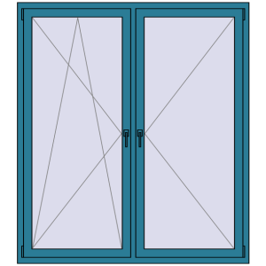 In den Warenkorb Kipp und Drehfenster 1600x1800 mm REHAU  BRILLANT