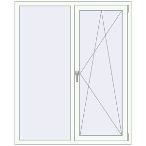 Cumpără Ferestre 1300x1600 mm ENERGY-SAVING REHAU SYNEGO MD
