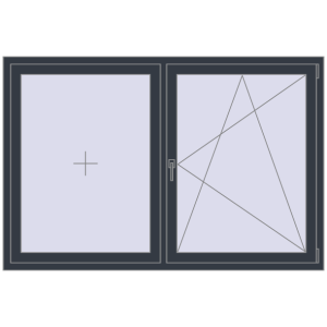 Cumpără Ferestre 1800x1200 mm BASE REHAU EURO 60