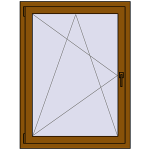In den Warenkorb Kipp und Drehfenster 900x1200 mm REHAU  BRILLANT
