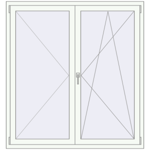 Buy Tilt-and-Turn 1500x1550 mm KORSA ENERGY-SAVING REHAU SYNEGO MD