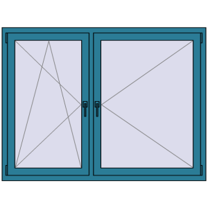 In den Warenkorb Kipp und Drehfenster 1600x1200 mm REHAU  BRILLANT