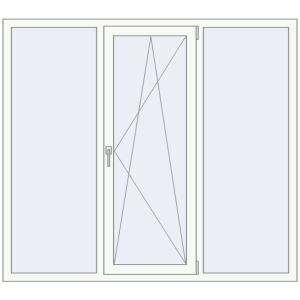Buy Tilt-and-Turn 1750x1560 mm KORSA OPTIMUM REHAU EURO 70