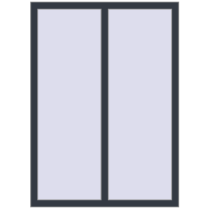 Buy Tilt-and-Turn 1050x1450 mm REHAU OPTIMUM EURO-DESIGN 70 ANTHRACITE_GREY_STRUKTURAL two-sided