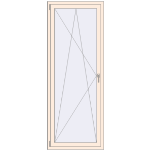 Kaufen Kipp und Drehfenster 800x2100 mm REHAU SYNEGO MD 80