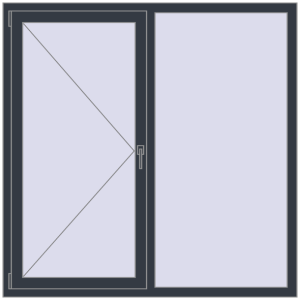 Cumpără Ferestre 1500x1500 mm BASE REHAU EURO 60