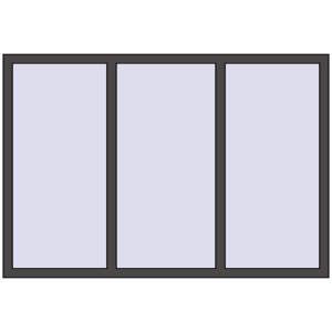Buy Tilt-and-Turn 1780x1220 mm REHAU ENERGY-SAVING SYNEGO MD BASALT_GREY two-sided