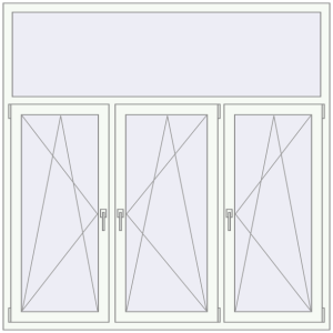Buy Tilt-and-Turn 1800x1800 mm KORSA OPTIMUM REHAU EURO 70