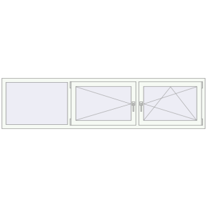 Acheter Fenêtres 2460x610 mm REHAU Brillant