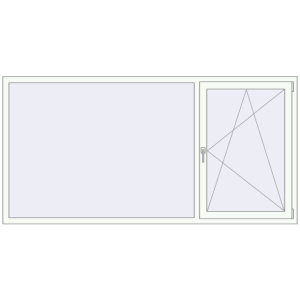 Cumpără Ferestre 2360x1180 mm REHAU ARTEVO