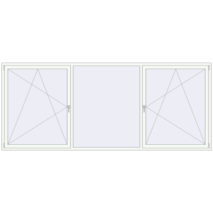 Cumpără Ferestre 3600x1500 mm BASE REHAU EURO 60