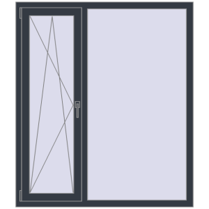 Buy Tilt-and-Turn 1300x1500 mm KORSA ENERGY-SAVING REHAU SYNEGO MD