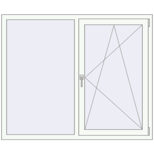 Buy Tilt-and-Turn 1500x1240 mm KORSA ENERGY-SAVING REHAU SYNEGO MD