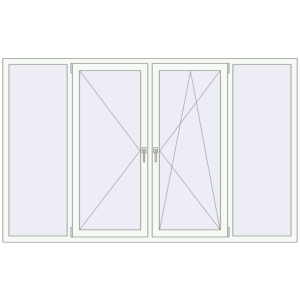 Cumpără Ferestre 2400x1500 mm OPTIMUM REHAU EURO 70