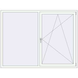 Cumpără Ferestre 2000x1500 mm BASE REHAU EURO 60