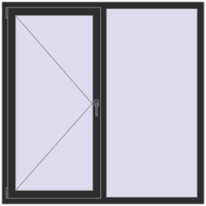 Cumpără Ferestre 1500x1500 mm BASE REHAU EURO 60